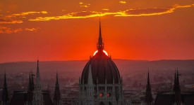 Foto di Budapest al sorgere del sole